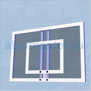 БЛ 1.3 Щит баскетбольный тренировочный из оргстекла 10мм AVIX на металл. раме